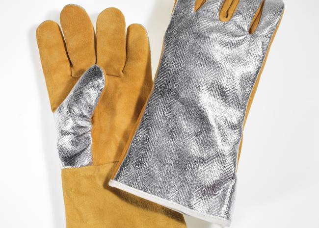 Coval Aluminised Wool Lined Foundry Gloves 