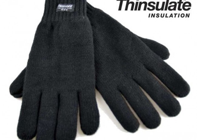 Mens 3M Thinsulate Knitted Gloves