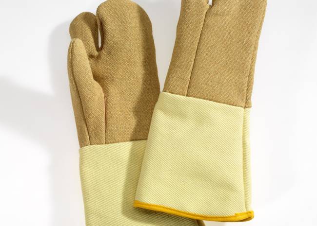 Coval Aramid High Temperature Heat Resistant 3 Finger Gloves to 500°C