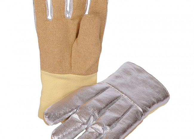GoodPro Line P Aramid/Glass/PBI Gloves & Mittens with Aluminised Back and Aramid Cuff 605 - 607 - 616
