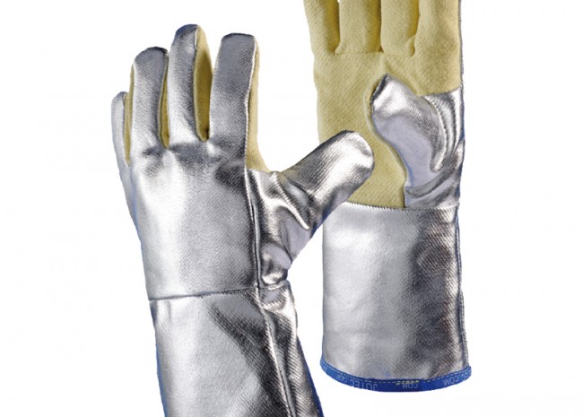 Jutec High Temperature Aramid / Aluminised Gloves