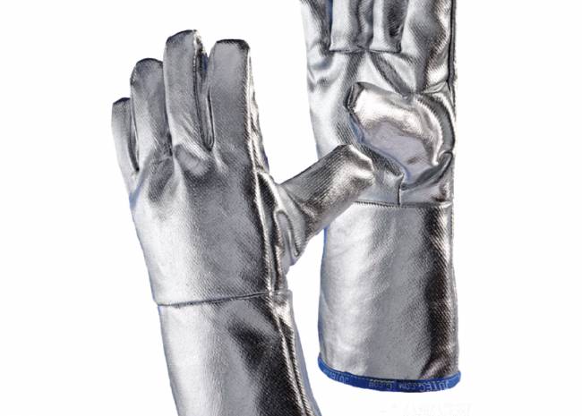 JUTEC Preox-aramid aluminised gloves
