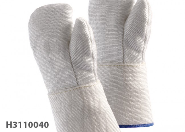 JUTEC Glove made of HT Fibre-glass Fabric 3 & 5 Finger or Mitten