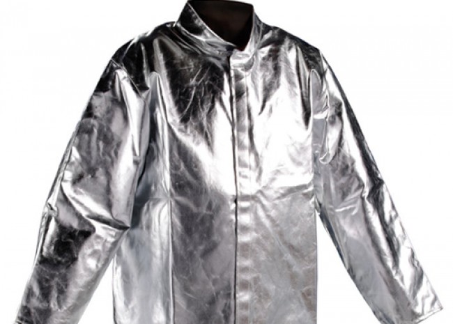 JUTEC Heat Protection Jacket 80cm - Aluminised Fabric D3 E3