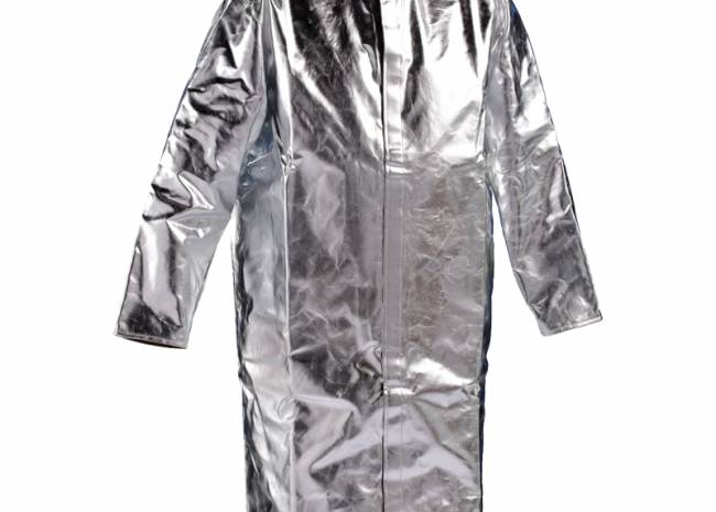 JUTEC Heat Protection Coat 120cm - Aluminised Fabric D3 E3