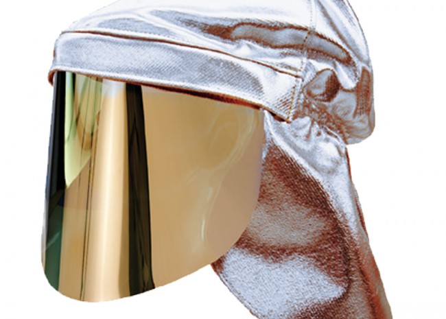 JUTEC Aluminised Helmet Cover with integrated Neck Protection 