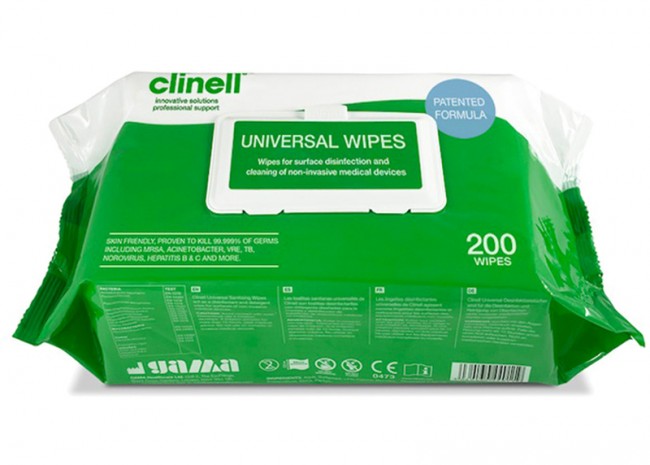 Clinell Universal Wipes from £6.66/pack or less Image