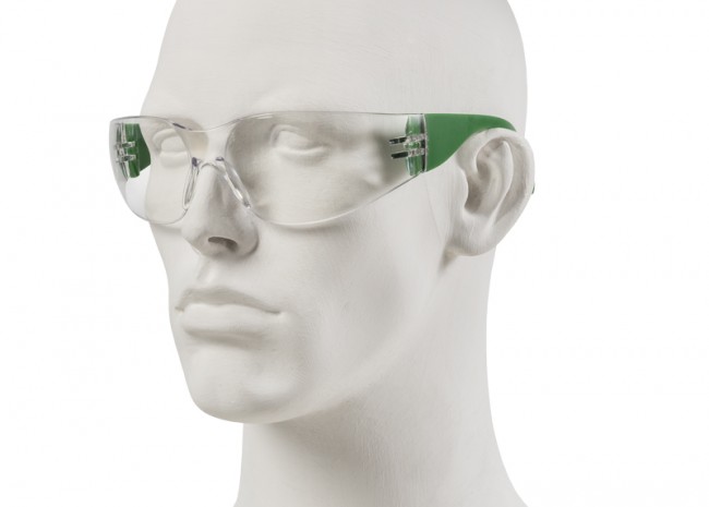 EN166 Certified Intertex® Wrap Around Safety Glasses from £1.70 /pair or less Image