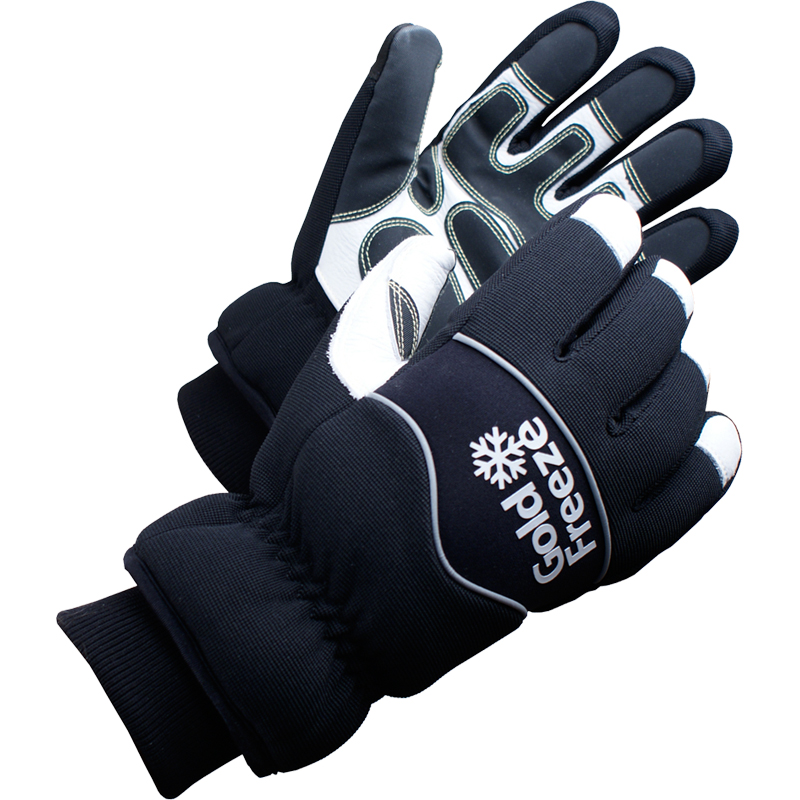 Size 10 Goldfreeze Eisbaer Black/Grey Cold Resistant Gloves