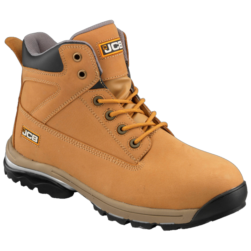 JCB Workmax S1P Steel Toe Cap Midsole High Quality Leather Work Safety Boots PPE 