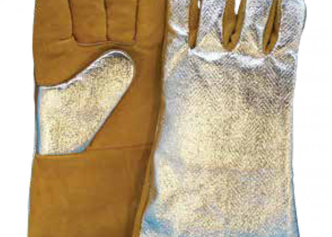 GoodPro Line L Leather Gloves with Aluminised Back 133 Image