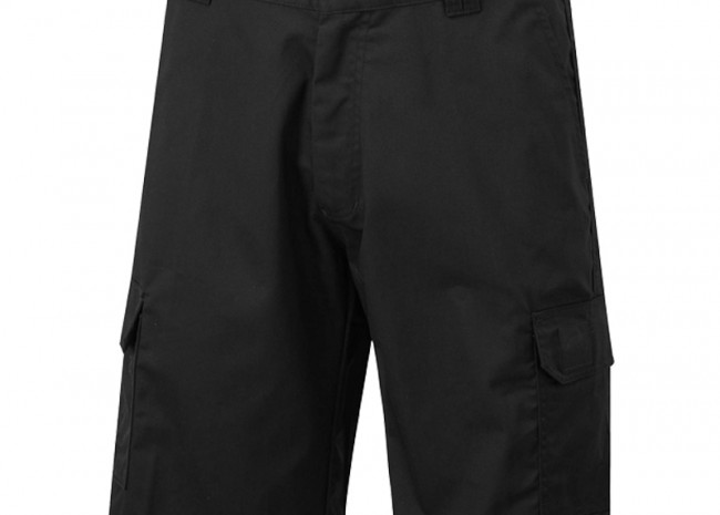 Black Cargo Shorts Image
